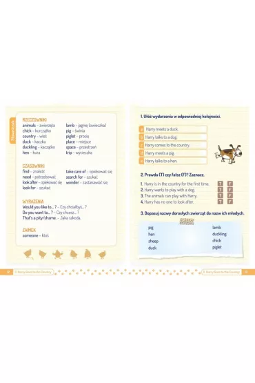 Harry the Dog`s adventures. Czytanki i �wiczenia w j�zyku angielskim dla dzieci. Poziom A1