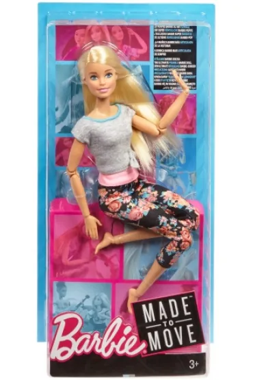Barbie - Made to Move Kwieciste Lalka Barbie Blond Mattel