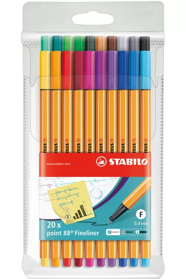 Stabilo Cienkopisy Point 20 szt.