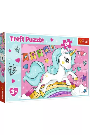 Puzzle maxi 24 el. S�odki jednoro�ec Trefl