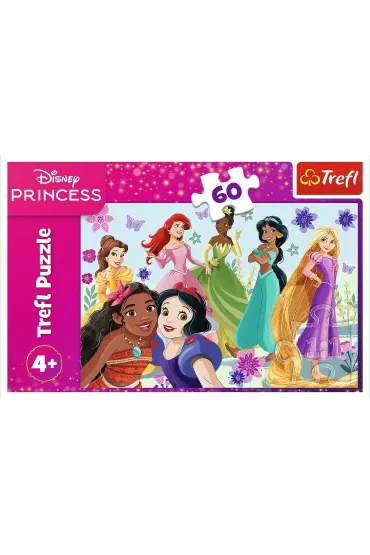 Puzzle 60 el. Ksie�niczki w akcji Trefl