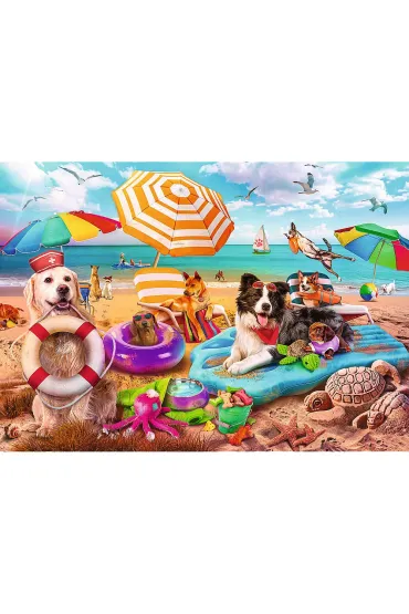 Puzzle 2x500 el. Wakacyjny czas Trefl