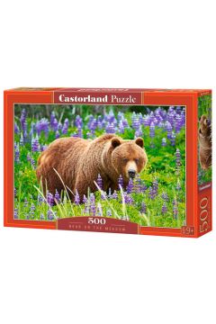 Puzzle 500 el. Bear on the Meadow Castorland