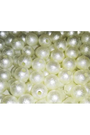 Korale bia�e 10mm 90szt
