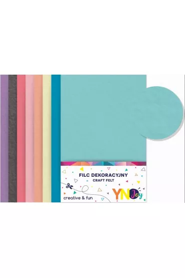 Noster Filc dekoracyjny Pastel YNJ 8 kolor�w
