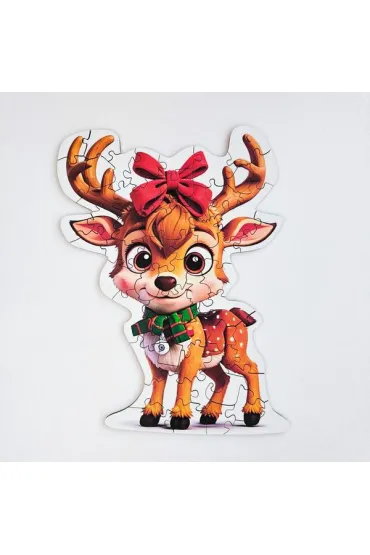 Puzzle 50 el. �wi�teczne - Karmelowy Reniferek Alexander