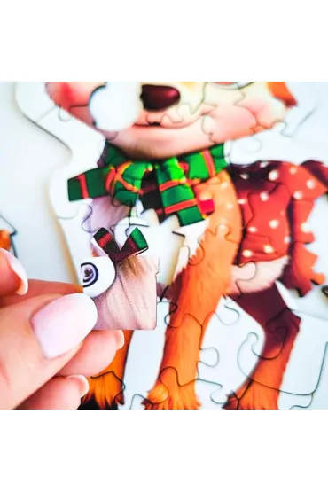 Puzzle 50 el. �wi�teczne - Karmelowy Reniferek Alexander