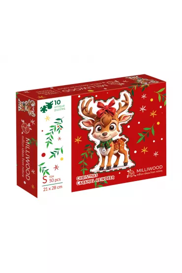 witeczne puzzle 50 el. Karmelowy Reniferek Alexander