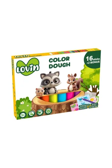 Zestaw ciastoliny TM, 16+2 kolor�w Lovin