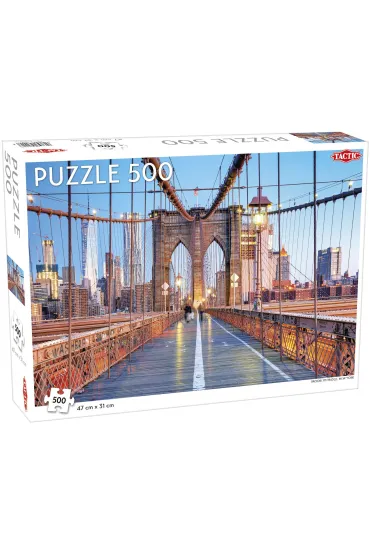Puzzle 500 el. Around the World: Brooklyn Bridge Tactic