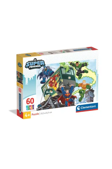 Puzzle 60 el. SuperColor. Super Friends Clementoni