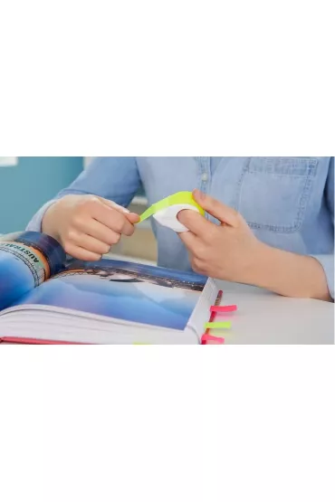 Tesa Ta�ma biurowa neon + mini dozownik 10m x 19mm