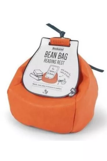 If Bookaroo Bean Bag Pufa pod ksi��k�/tablet pomara�.