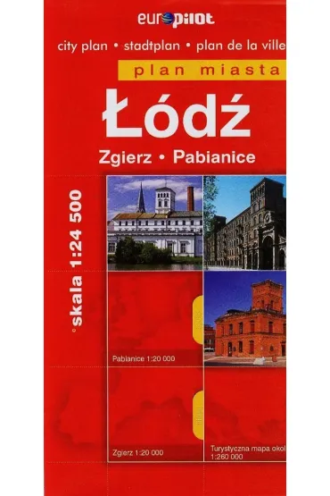 ��d� Zgierz Pabianice plan miasta 1:24 500