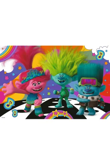 Puzzle 100 el. Zabawne Trolle Trefl