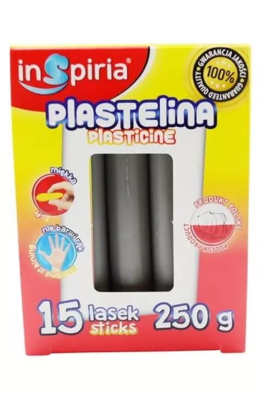 InSpiria Plastelina szara 250g