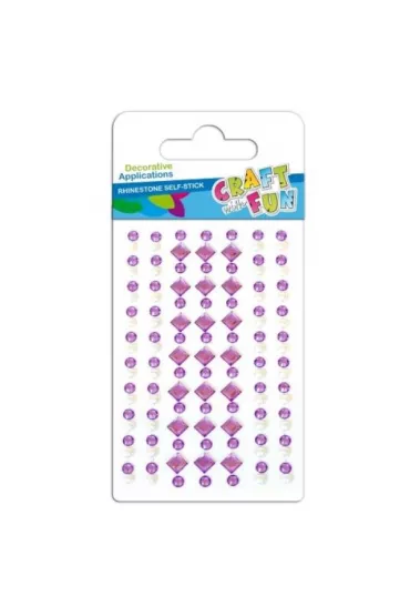 Craft with Fun Ozdoba dekoracyjna krysztalki samoprzylepne