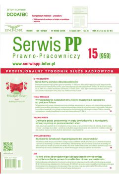 ePrasa Serwis Prawno-Pracowniczy 15/2014