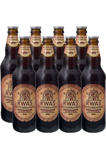 Pbe Kwas chlebowy ostrobramski Zestaw 8 x 500 ml