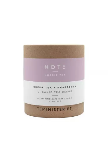 Teministeriet Note Green Tea Raspberry Organic Herbata zielona 20 x 1.5 g