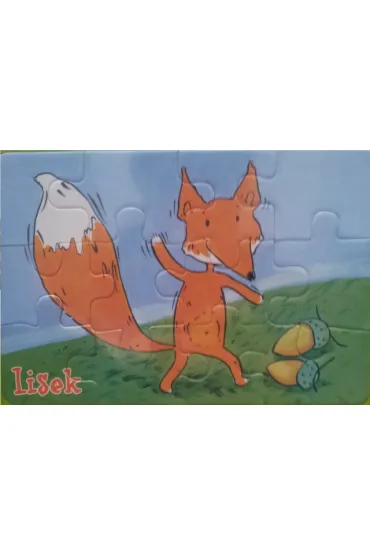 Puzzle 12 el. Lisek Delfin