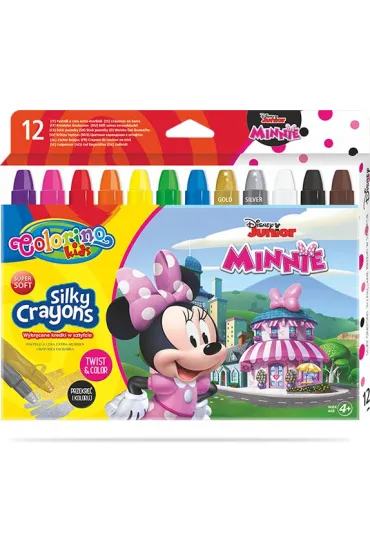 Patio Kredki �elowe wykr�cane Colorino Kids Minnie 12 kolor�w