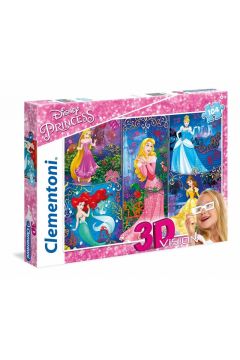 Puzzle 3D Vision 104 el. Princess 20609 Clementoni
