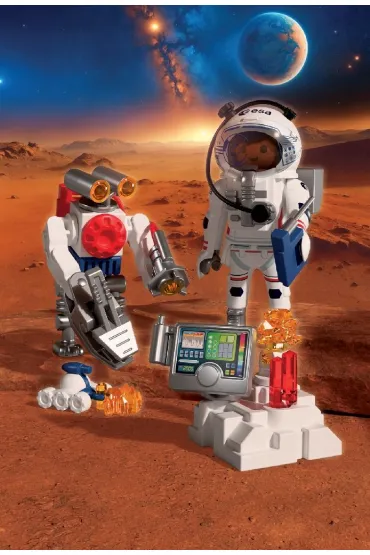 Astronauta ESA z�robotem 72014