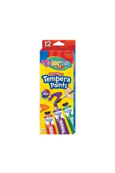 Patio Farby Colorino Kids tempera w tubach 12 x 12 ml