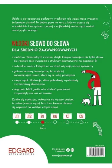 W�oski. Dla �rednio zaawansowanych. Poziom B1. S�owo do s�owa - Aleksandra  Janczarska