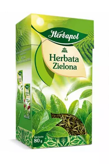 Herbapol Herbata li�ciasta zielona 80 g