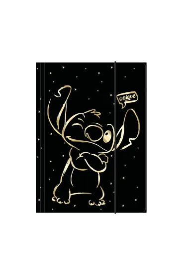 Patio Teczka A4 z gumk� Disney Gold Stitch wz�r 1