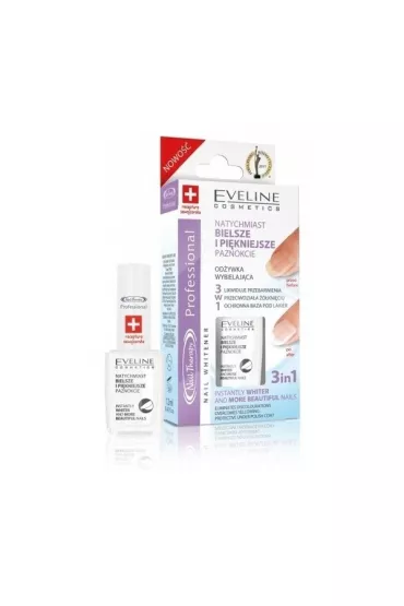 Eveline Cosmetics 3w1 od�ywka wybielaj�ca do paznokci 12 ml
