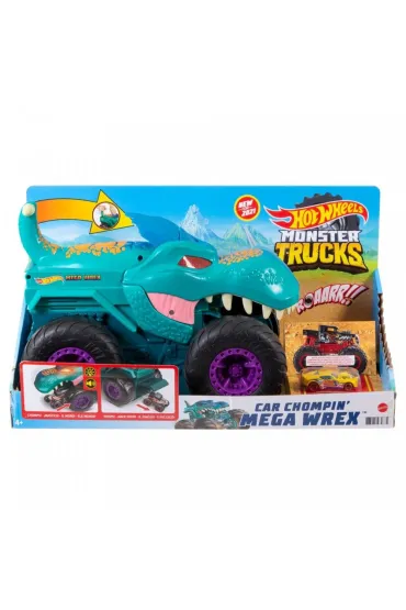 Hot Wheels. Monster Trucks Po�eracz aut Mega Wrex GYL13 Mattel