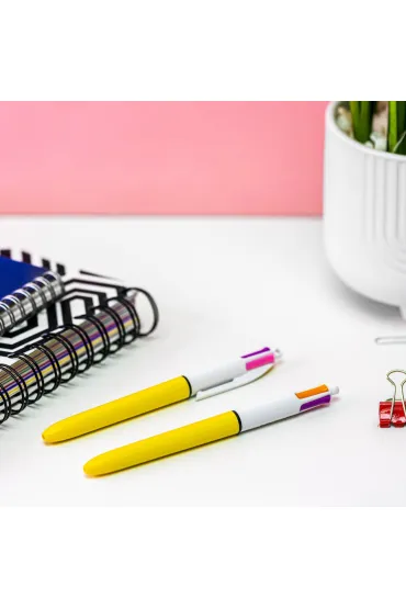 Paczka D�ugopis BIC 4 Colours Sun 12szt.