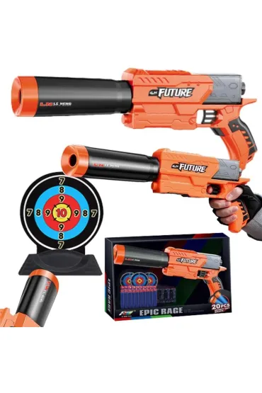 Du�y pistolet z tarcz� Maksik