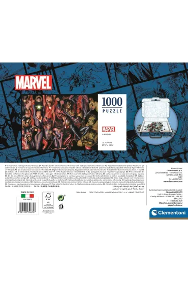 Puzzle 1000 el. Brief Case Marvel 2022 Clementoni