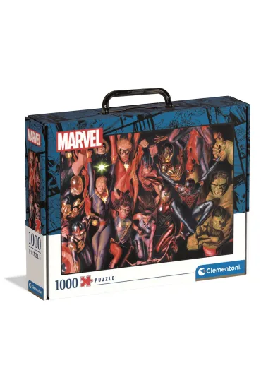Puzzle 1000 el. Brief Case Marvel 2022 Clementoni