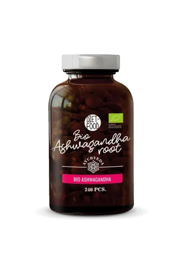 Diet-Food Ashwaganda 500 Mg suplement diety 240 tab. Bio
