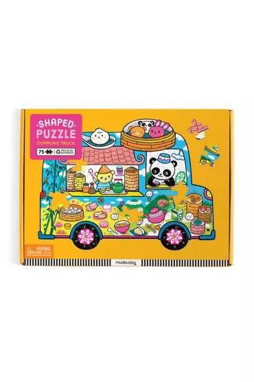 Mudpuppy Puzzle konturowe Food Truck 75 el.