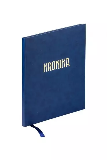 Kronika A4 120 kartek granatowa GRAND