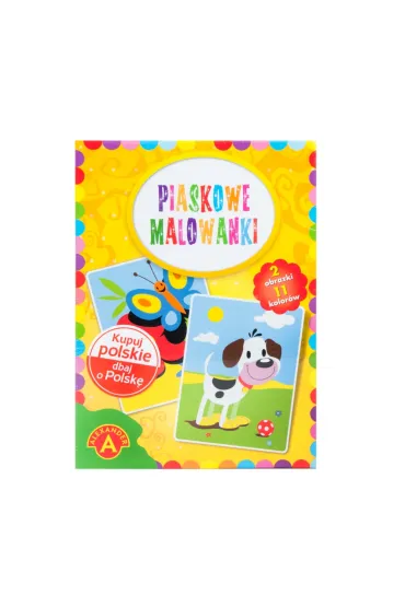 Piaskowe malowanki. Pies i Motyl Alexander