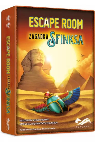 Escape Room. Zagadka Sfinksa FoxGames - Martino Chiacchiera, Silvano Sorrentino