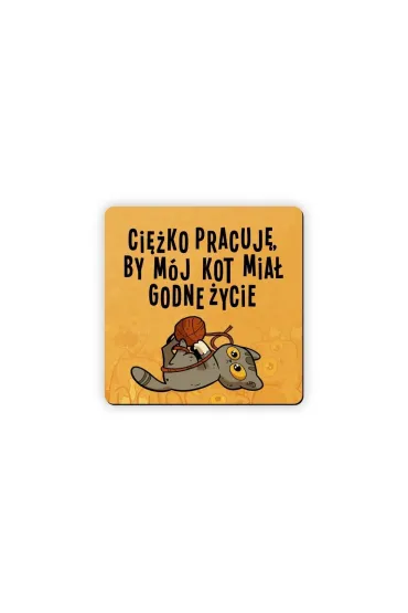 Molom Magnes na lod�wk� Godne �ycie kot