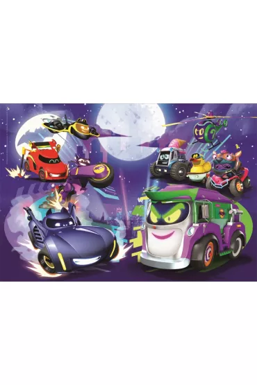 Puzzle 60 el. Maxi SuperColor. Batwheels Clementoni