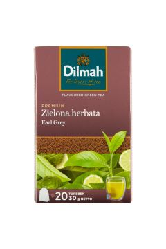 Dilmah Premium Zielona herbata Earl Grey 20 x 1.5 g