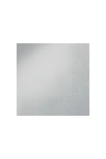 MFP Serwetki jednokolorowe srebrne 33x33 SDL552407