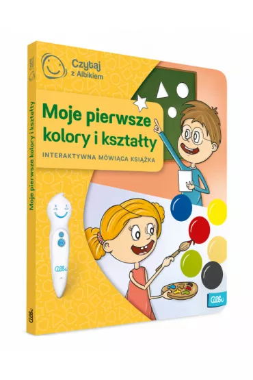 Czytaj z Albikiem. Moje pierwsze kolory i kszta�ty. Interaktywna m�wi�ca ksi��ka - Zuzana Slanska