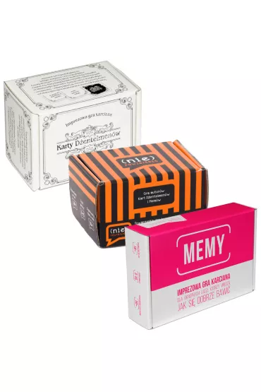 Pakiet: Karty Dentelmenw. Edycja Podstawowa, (NIE) Powiniene. Cz 1, Memy. Cz 1