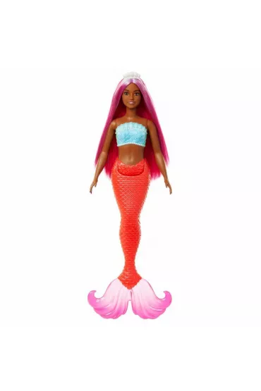 Barbie. Lalka Syrenka Koralowy ogon HRR04 Mattel